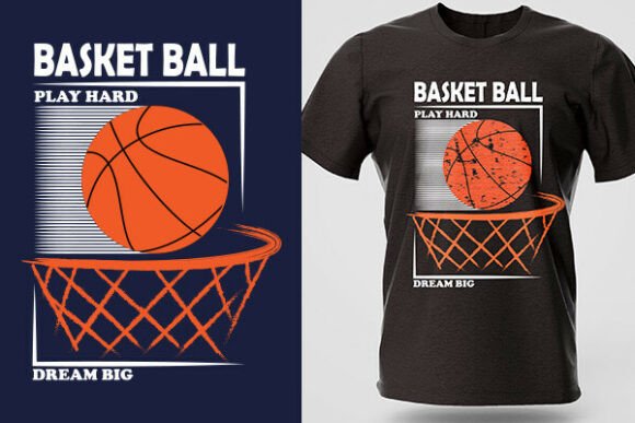 Basketball Sports T-shirt Design: Graphics & T-Shirt Designs Review