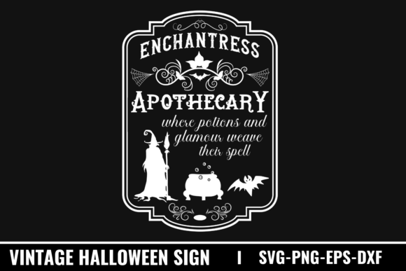 Enchantress Apothecary Where Potions and Graphics for Crafts