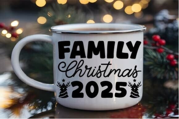 Family Christmas 2025 Svg Graphics for Crafts