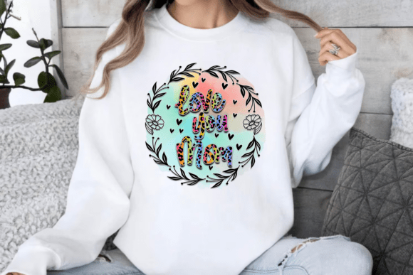 Love You Mom PNG, Mother s Day PNG Graphics and Crafts Review
