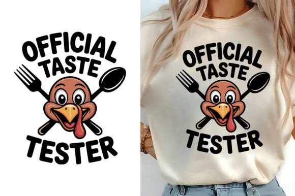 Official Taste Tester Turkey Day T-Shirt Graphics and T-Shirt Designs