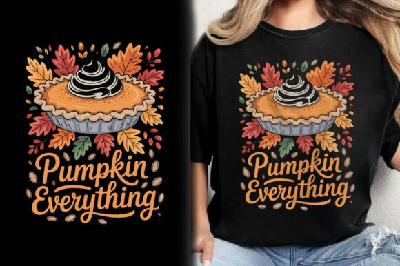 Pumpkin Everything Autumn Turkey T-Shirt Graphics and T-Shirt Designs