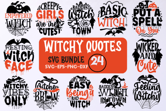 Witch Quote SVG Bundle, Witch SVG Bundle