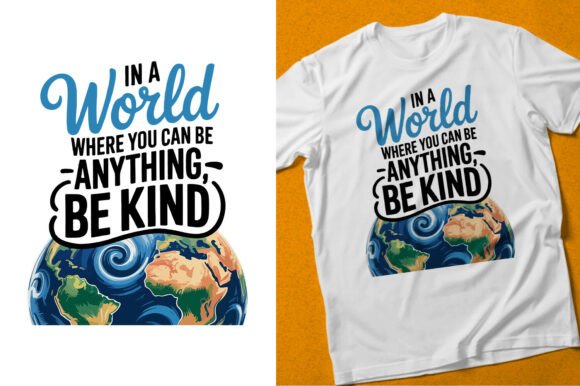 World Anything Be Kind Awareness T-Shirt Graphics and T-Shirt Designs